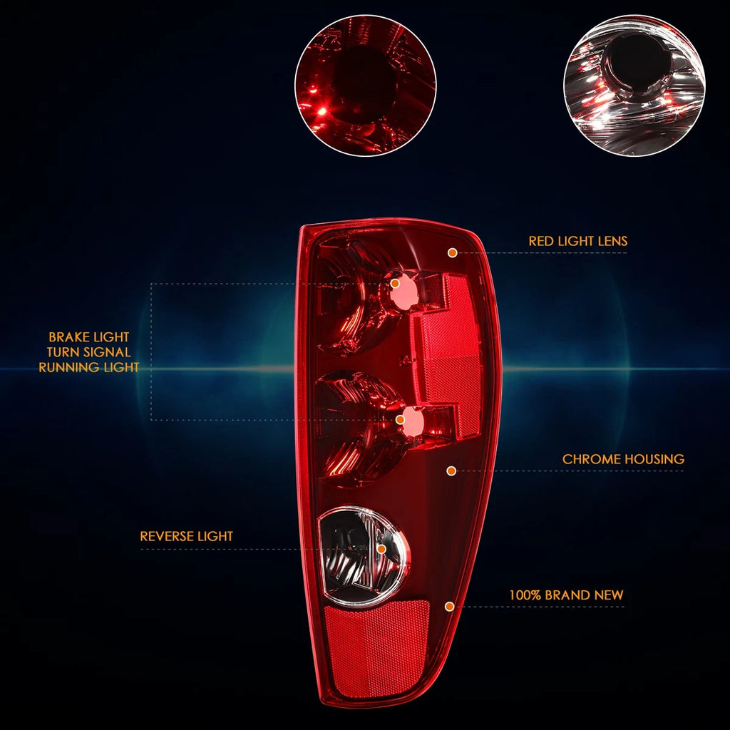 3D LED Streak Tail Lights for Mercedes C-Class W204 (2008–2011)