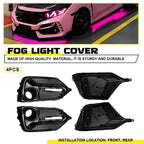 Fog Light Grille Cover for Honda Civic Type-R (2016–2021)