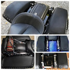 Black Hard Saddle Bag Lid Covers for Harley Touring FLHX Street Glide (2014-2020)