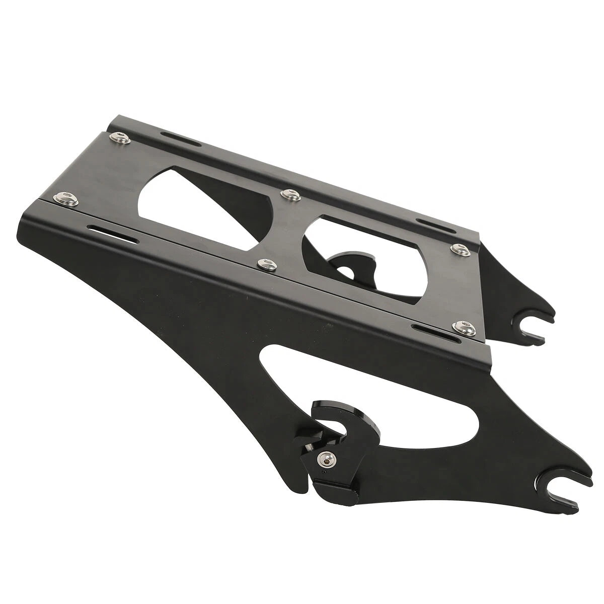 2X Black Detachable Two Up Mounting Rack for Harley Touring Road Glide (2014–2026)