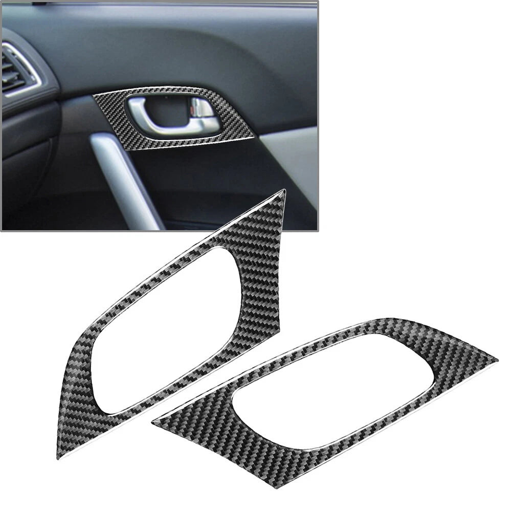 Carbon Fiber Door Handle Cover Trim for Honda Civic (2012–2015)