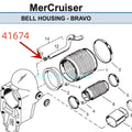 Gimbal Housing Water Hose Tool & Insert for MerCruiser (1991–1999) 91-43579 41674T 18-9845