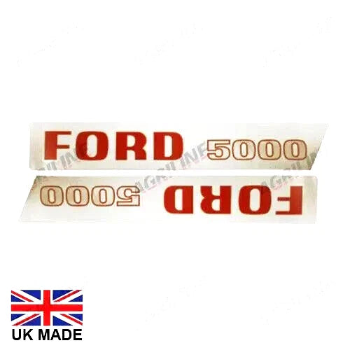 Decal Set for Ford Pre Force 5000 Tractor (1970–1975)