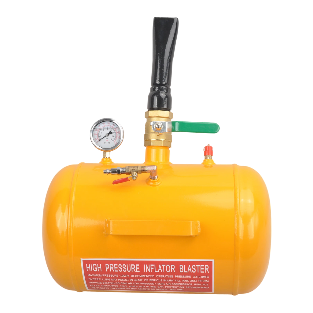 5 Gallon Air Tire Bead Seater Blaster Tool 145psi - Yellow