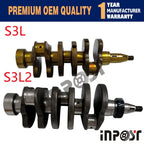 Crankshaft for Mitsubishi S3L2 (S3L S3L2-61SD) Caterpillar 303CR (31B20-0020)