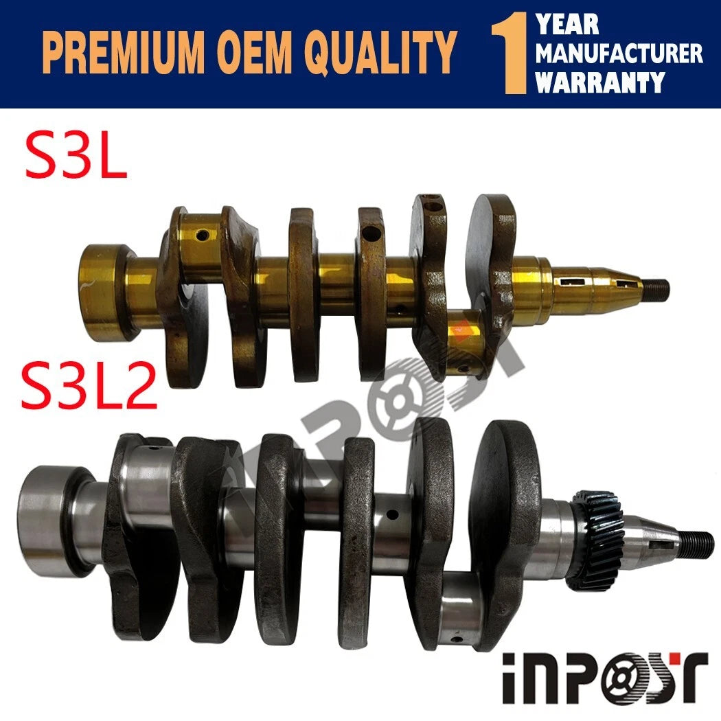 Crankshaft for Mitsubishi S3L2 (S3L S3L2-61SD) Caterpillar 303CR (31B20-0020)