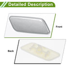 Front Right Washer Nozzle Cover for Toyota Prado (2012–2015) 8504460180 Silver Tone