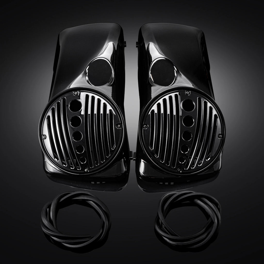 8" Speaker Lids with Tweeter Port for Harley Touring Models (1994–2013)