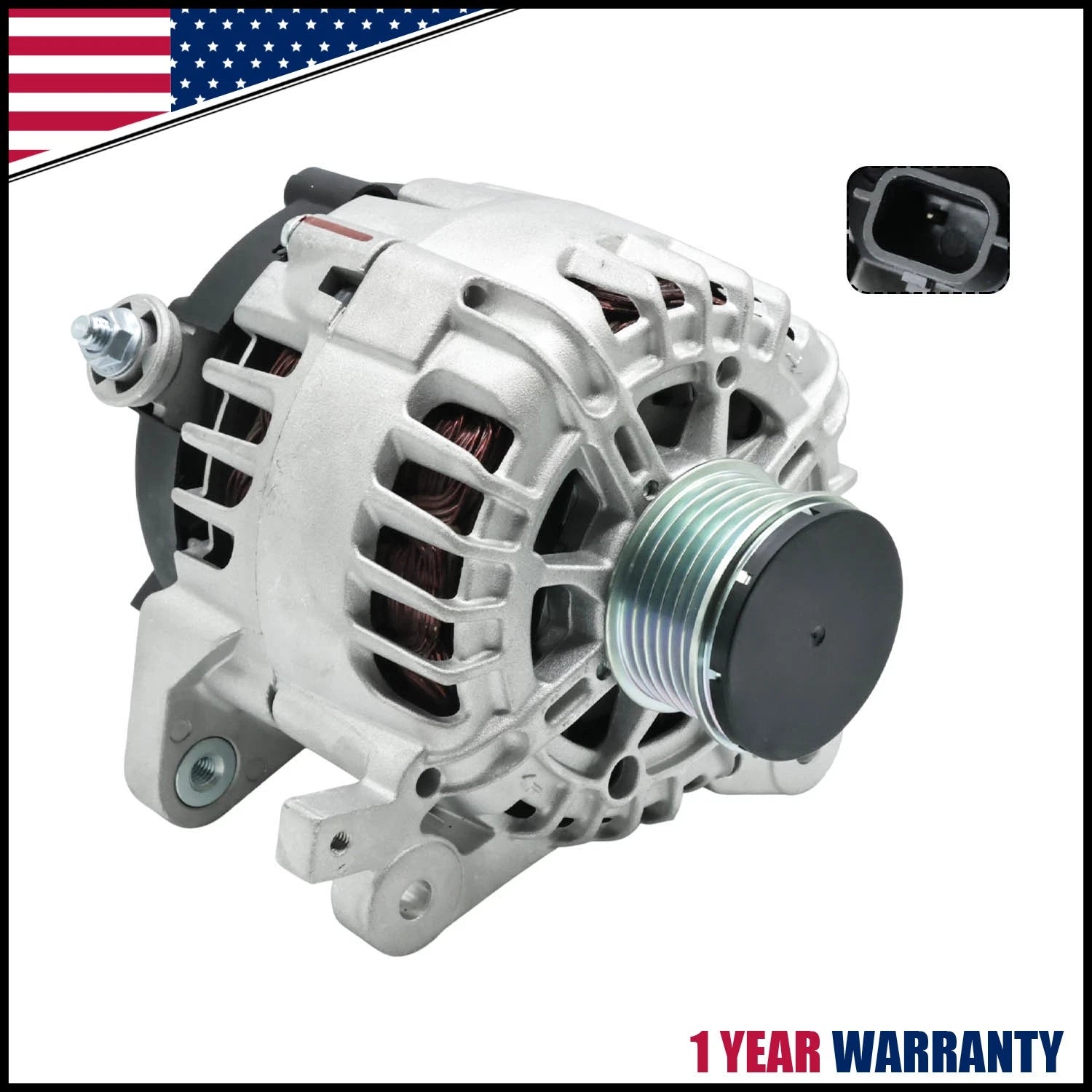 Alternator for Nissan Rogue L4 2.5L (2014–2020) 11648 12V