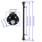 5 Lug 3500lbs Axle for Wide Frame (46" Spring Center, 48" Wide)