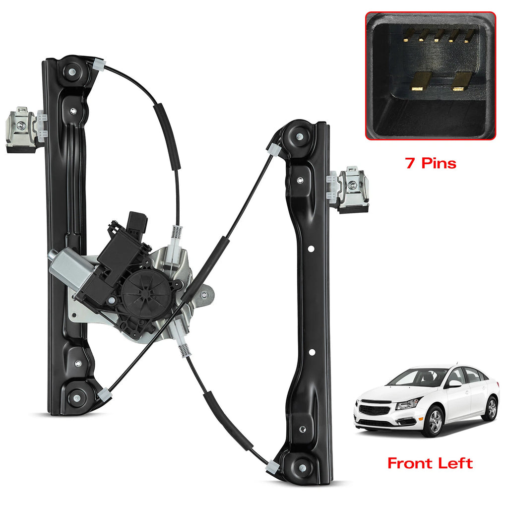Front Left Window Regulator & Motor Assembly for Chevy Cruze Limited (2016)