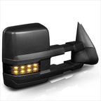 Right Side Power Heated Smoked LED Tow Mirror for Silverado Sierra (1999–2002)