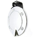 Chrome Gas Fuel Filler Door Cap for Jeep Grand Cherokee, Dodge Durango, Nitro