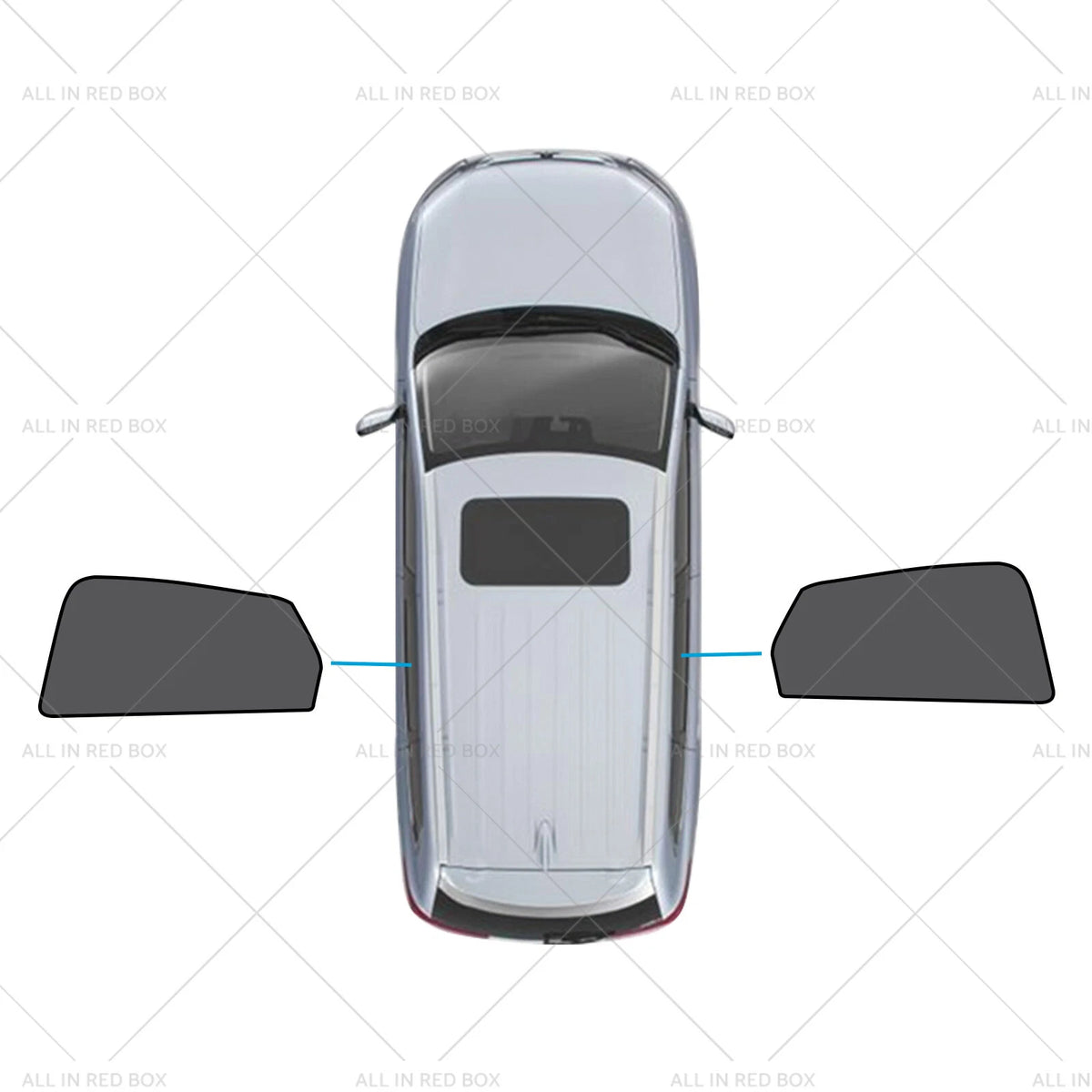 Set of 2 Magnetic Mesh Sun Blind Shades for Mazda CX-30 (2019–2025)