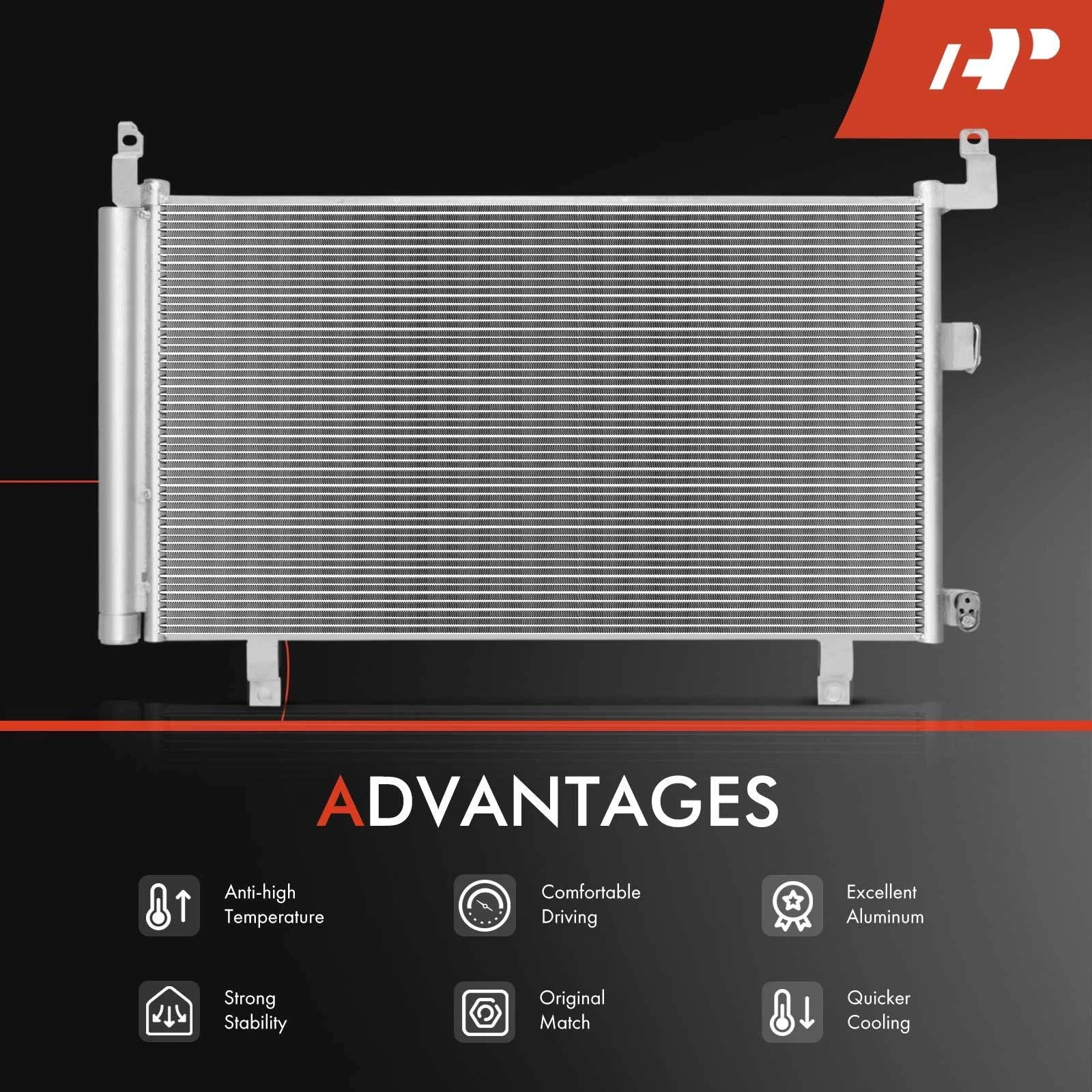 A/C Condenser with Bracket & Receiver Drier for Subaru Forester (2019-2021)