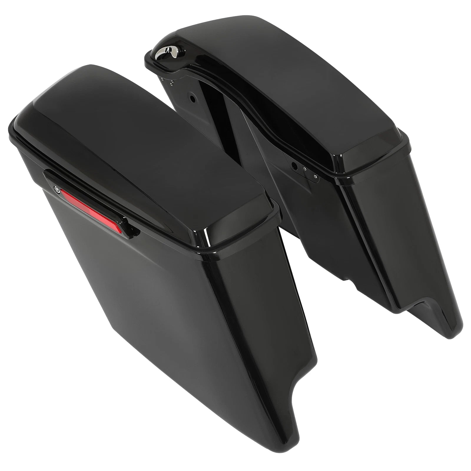 5" Stretched Extended Hard Saddle Bags for Harley Touring Street Glide (2014–2024)