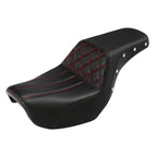 2X Two-up Seat for Harley Dyna Low Rider Wide Glide (2006–2017)