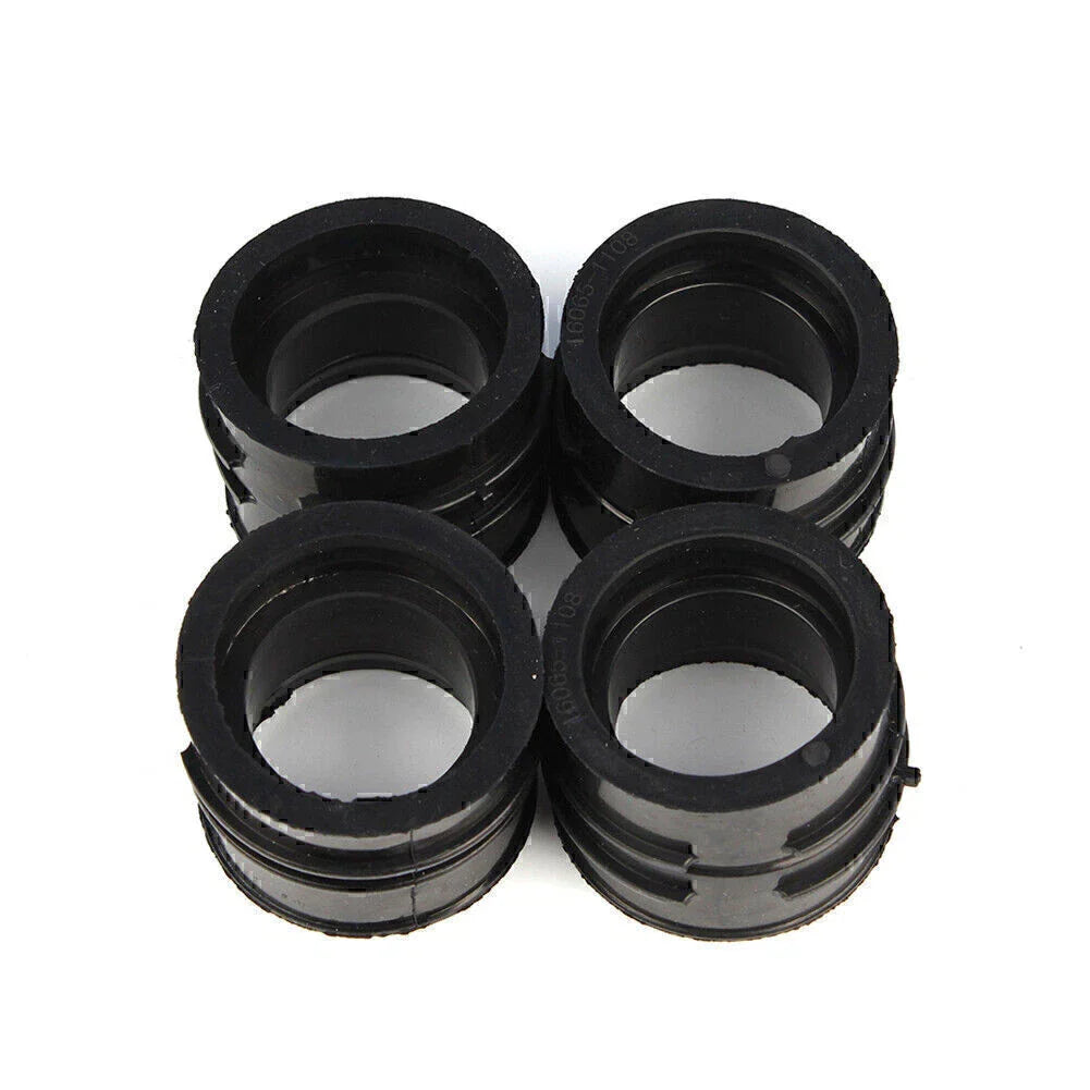 4x Carburetor Intake Manifold Boots for Kawasaki GPZ900R Ninja (1990-1994)