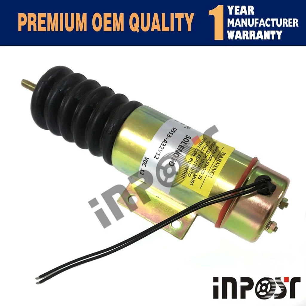 Fuel Shut Off Solenoid 12V D513-A32V12 for Cummins Throttle (2001–2012)