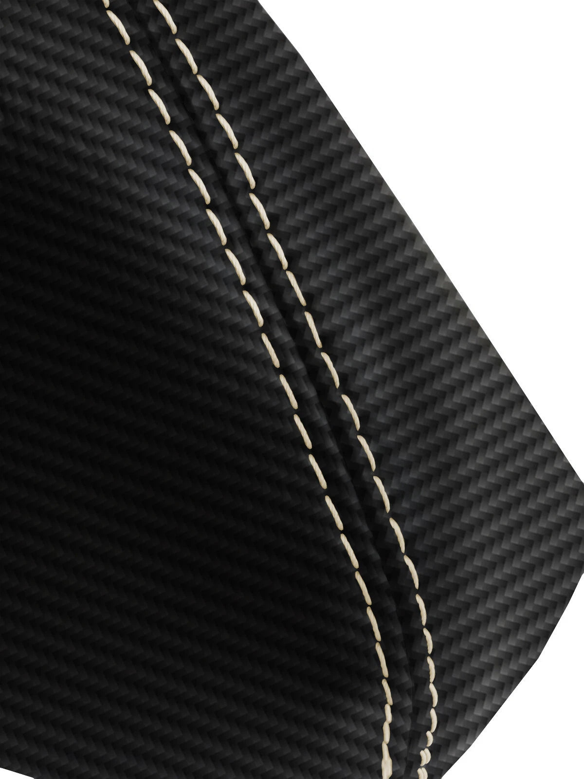 Manual Shift Boot for Hummer H3 (2005–2010) Carbon Fiber Beige Stitch