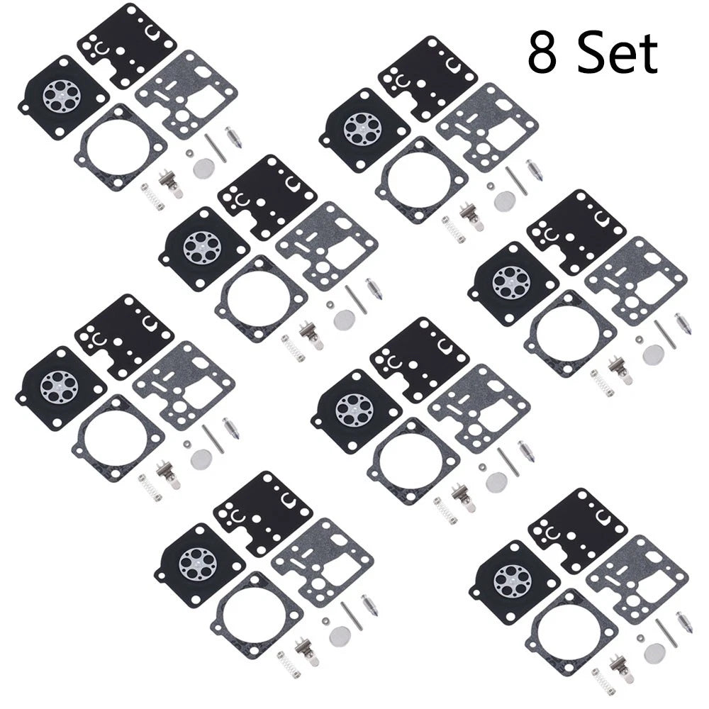 8x Carburetor Gasket Kit for Echo SRM-225 PB-251 (Zama RB-123 RB-188)