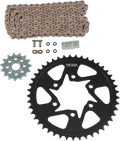 Vortex Chain and Sprocket Kit HFRS Gold for Kawasaki ZX-6R (CKG6349)