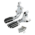 Chrome Passenger Footpeg Mount Bracket for Harley Sportster 883 1200 (14-22)