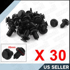 30pcs 10mm Hole Plastic Rivets for Toyota (Various Models)