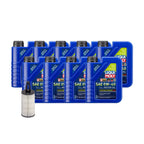 Oil Change Kit 9L Liqui Moly Synthoil Energy A40 0W-40 for Mercedes V6 V8
