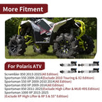 Set of 4 Air Shock Absorbers for Polaris Scrambler 850 (2013–2025)