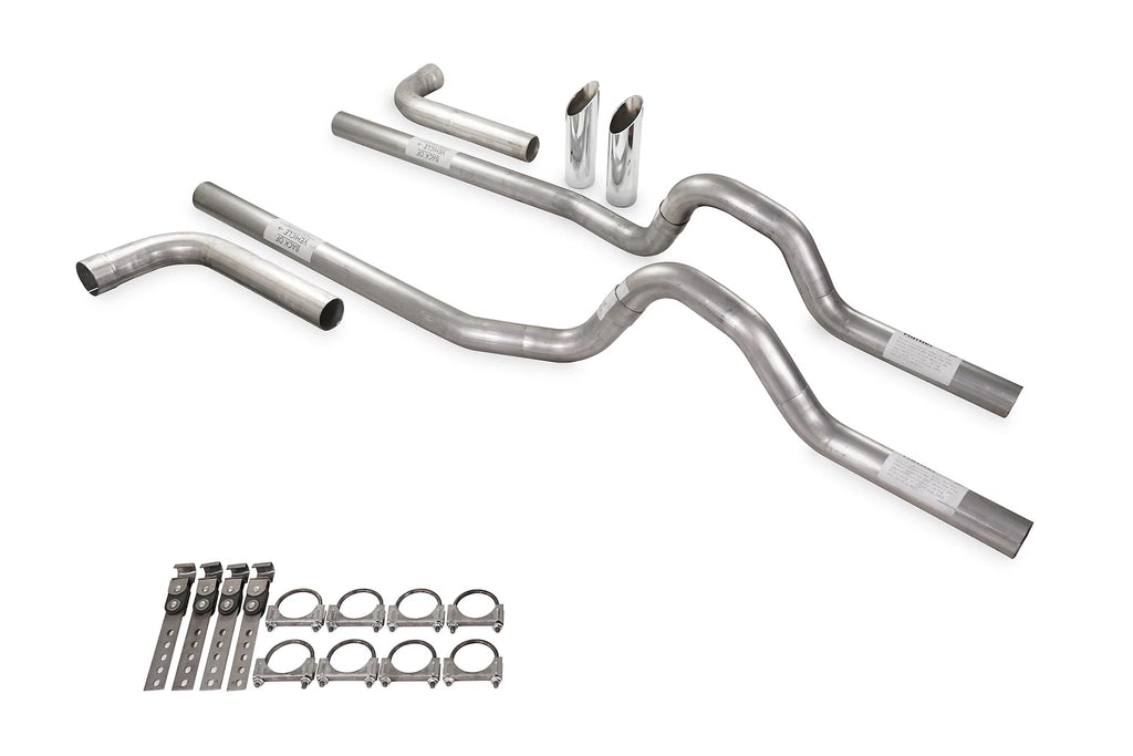 Dual Exhaust Kit 3" No Muffler Side Exit for GM C/K 20 3/4 Ton (1981–1987)