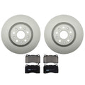 Front Brake Kit for Cadillac Chevy (321mm Disc Rotors, Ceramic Pads)
