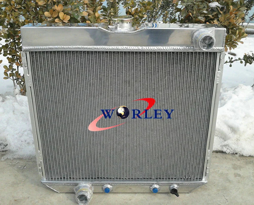 Aluminum Radiator 3 Rows for Ford Mustang V8 (1967-1970)