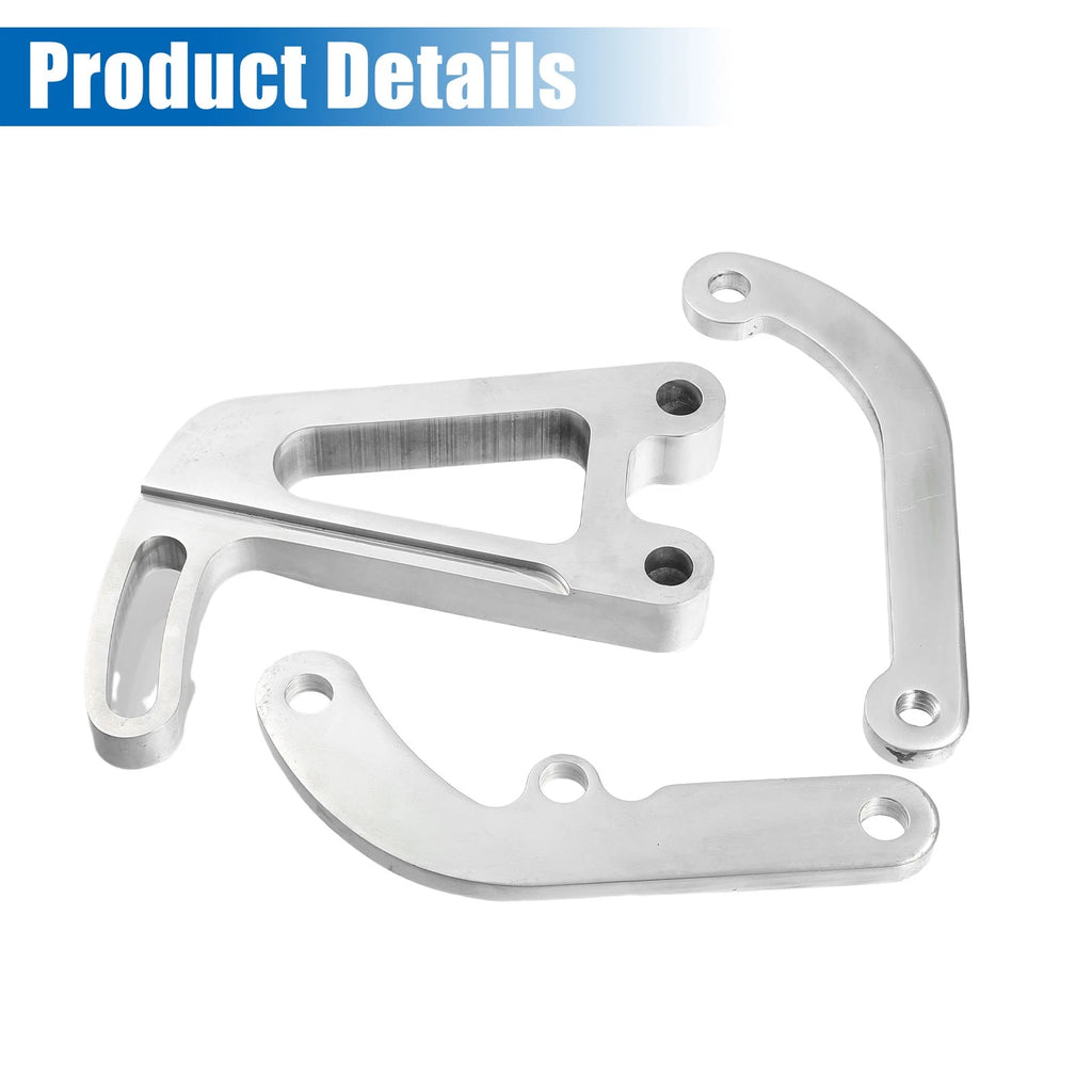 Adjustable Power Steering Pump Bracket Kit for Chevy 265 283 305 (1960–1980)