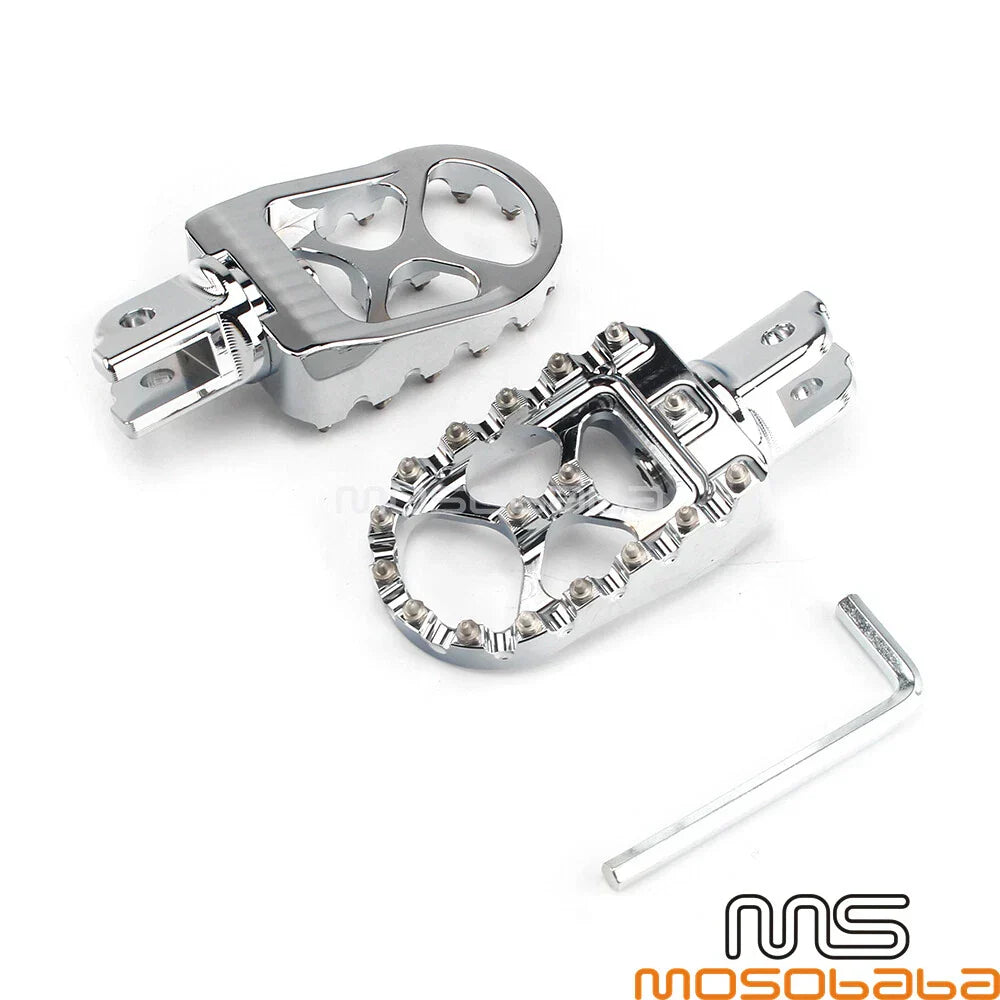 Motorcycle MX Foot Pegs for Harley FLDE FLFB FLHC FLSB FLSL FXBB FXLRS (2023)