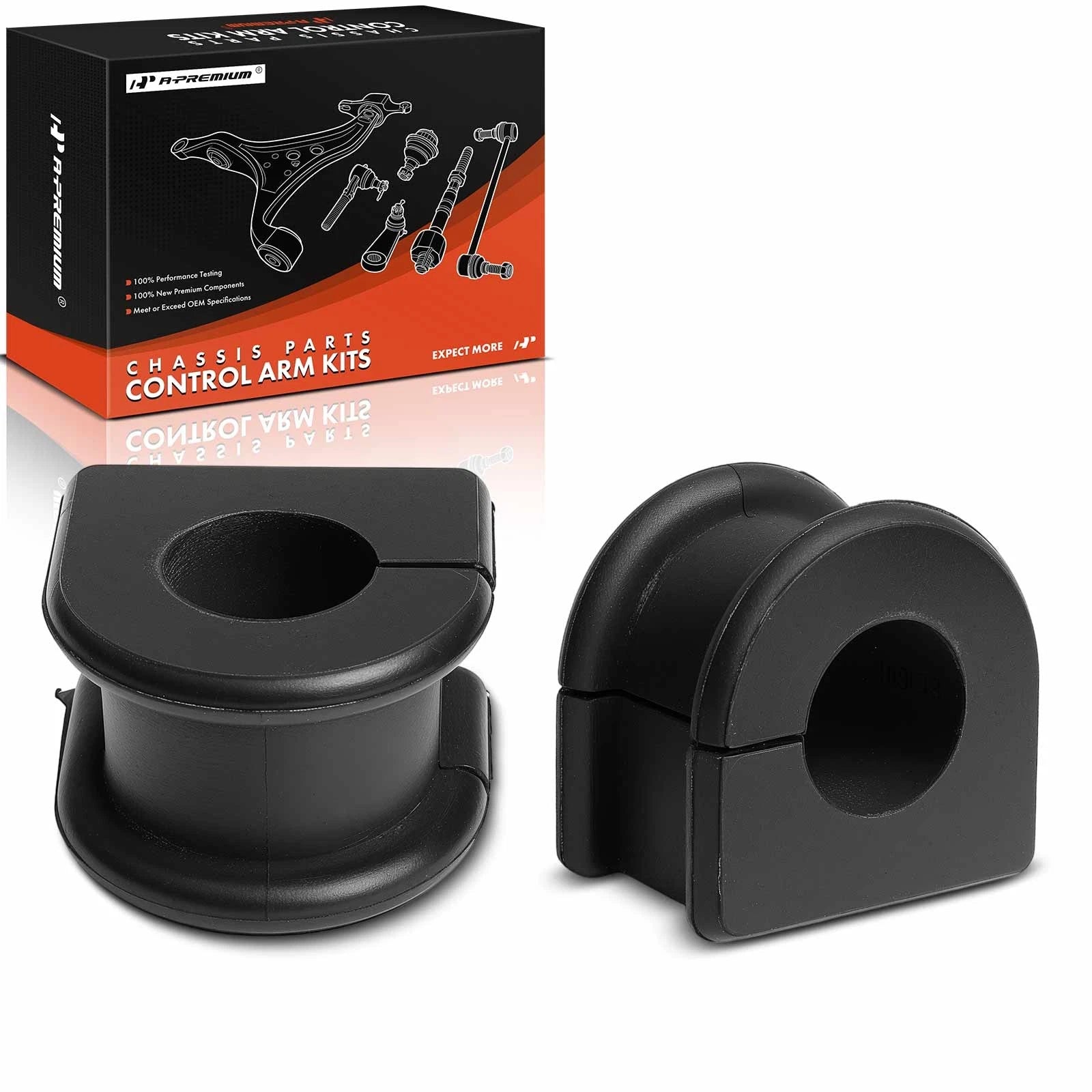 2x Front Sway Bar Bushing Kit for Chevy Equinox GMC Terrain (2010–2017)