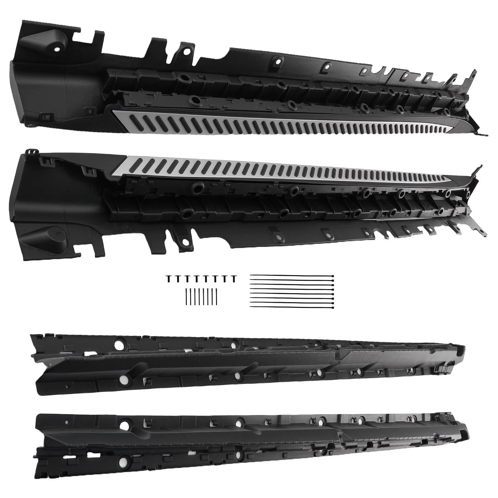 Set of 2 Step Boards Side Step for BMW X5 F15 F85 (2014–2018) Black Non-Slip