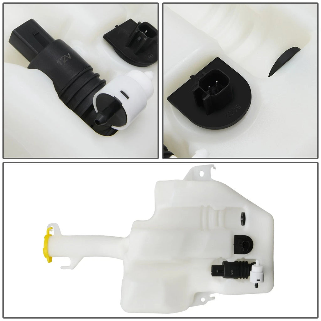 Windshield Washer Fluid Reservoir Tank w/Sensor for Chrysler Town & Country (2011–2016)