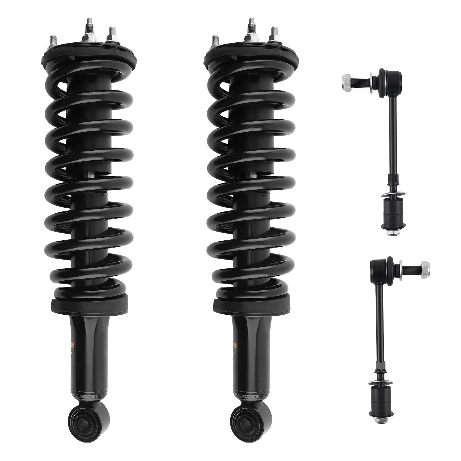 Front Complete Shock Struts Set of 2 w/ Sway Bar Links for Toyota Sequoia (2001–2007)