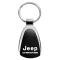 Black Teardrop Keychain - Officially Licensed for Jeep Cherokee