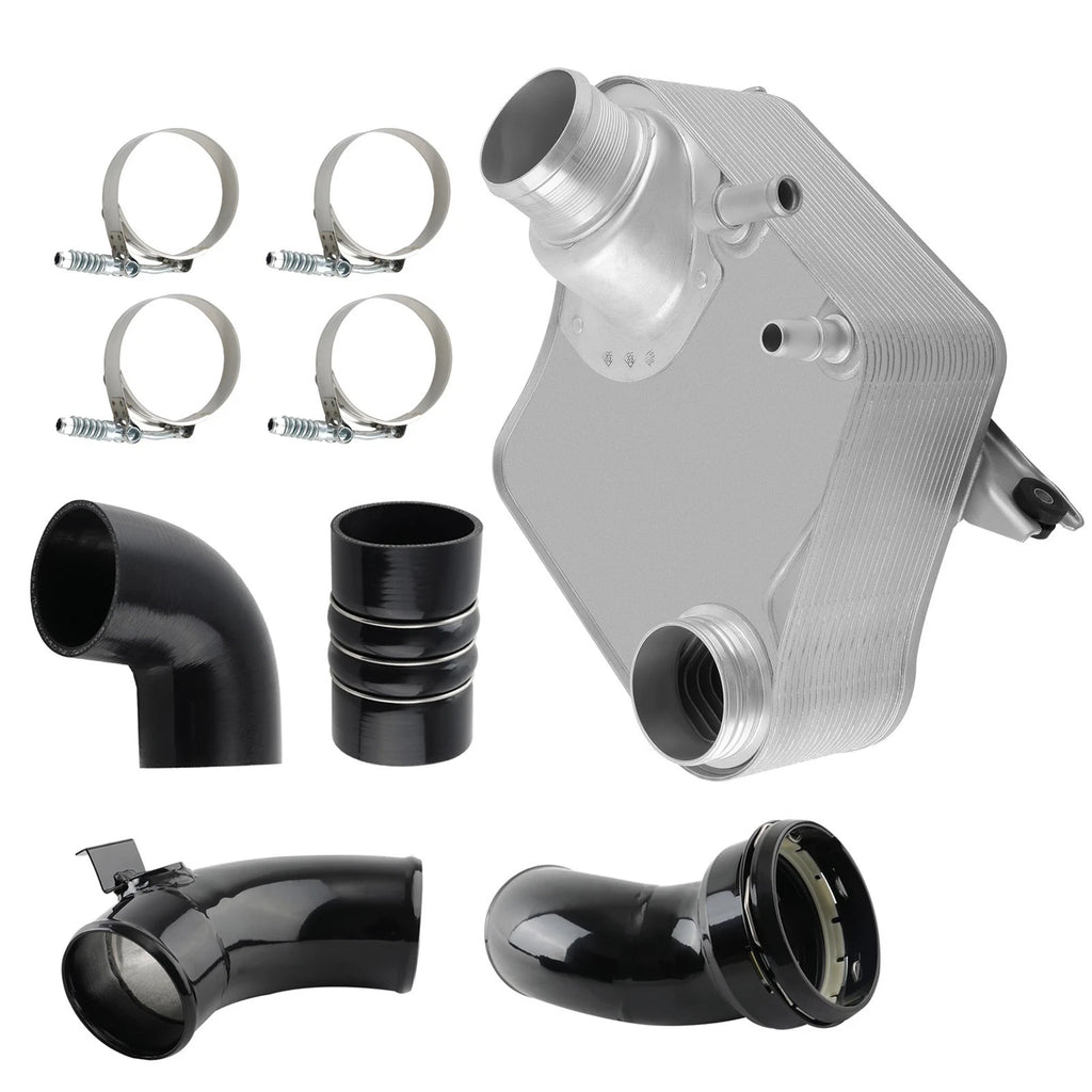 Intercooler Charge Air Cooler + Hose Pipe for Ford 6.7L (2011–2016)