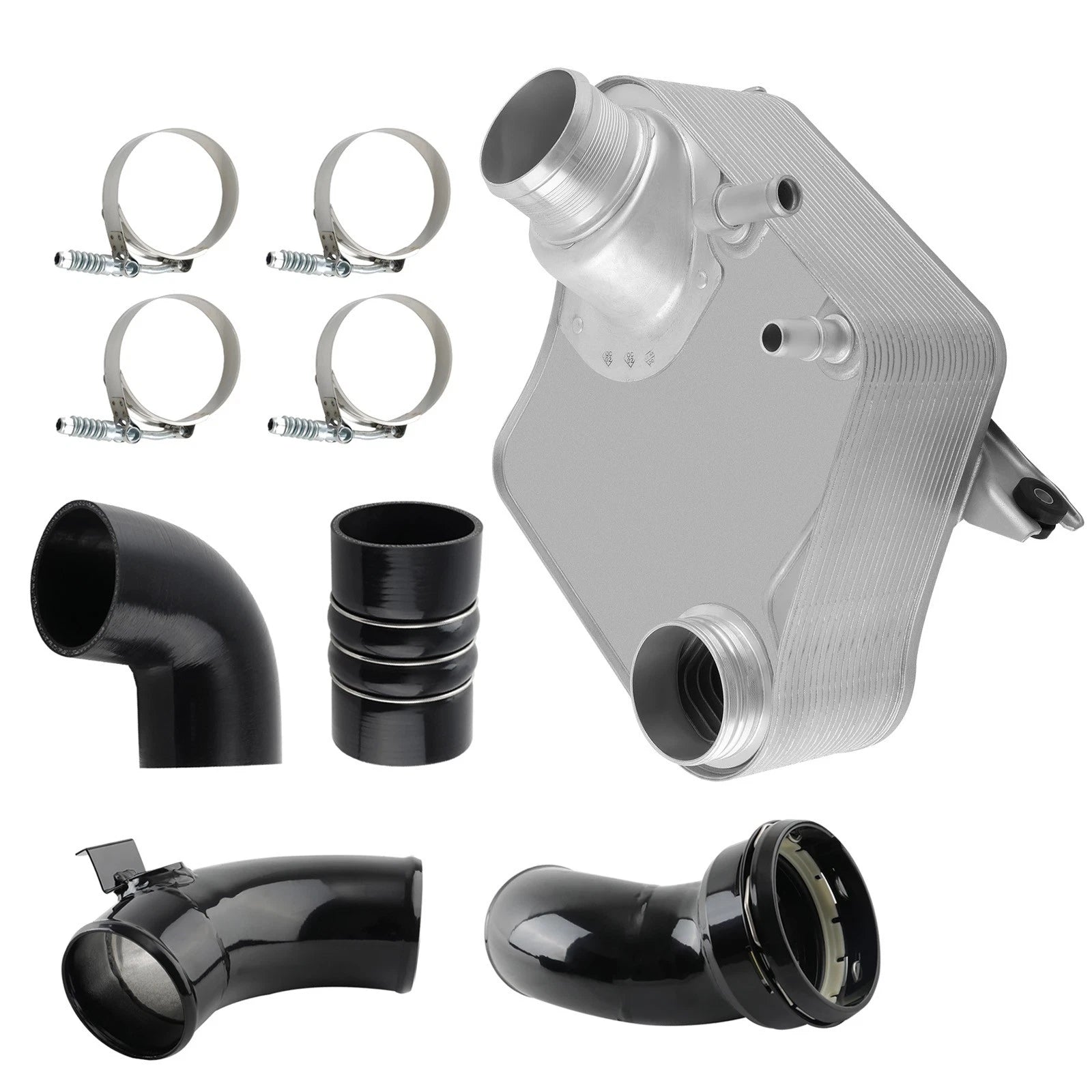 Intercooler Charge Air Cooler + Hose Pipe for Ford 6.7L (2011–2016)