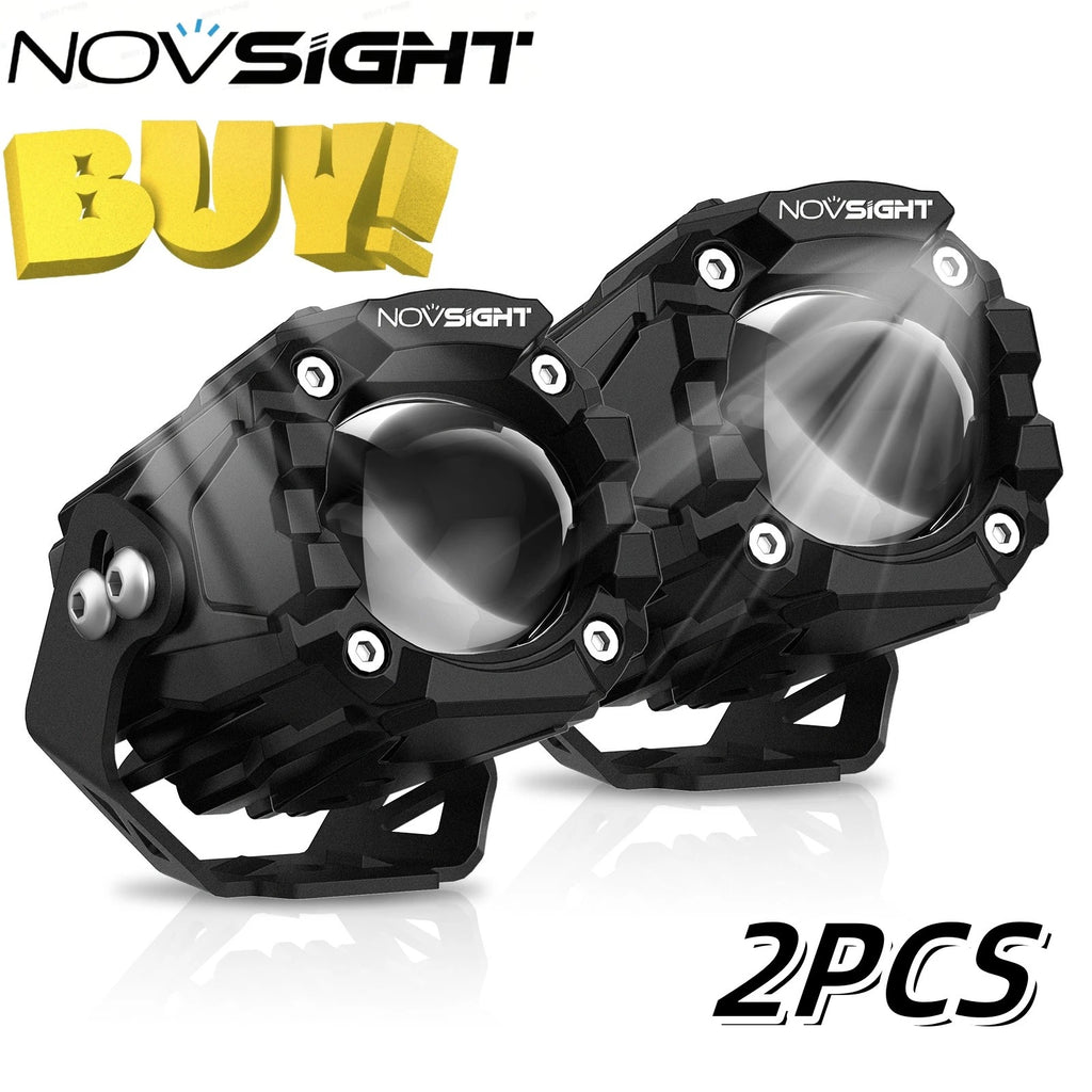 2X NOVSIGHT CYBER 1 Series 2" LED Pod Lights for Truck ATV UTV SUV