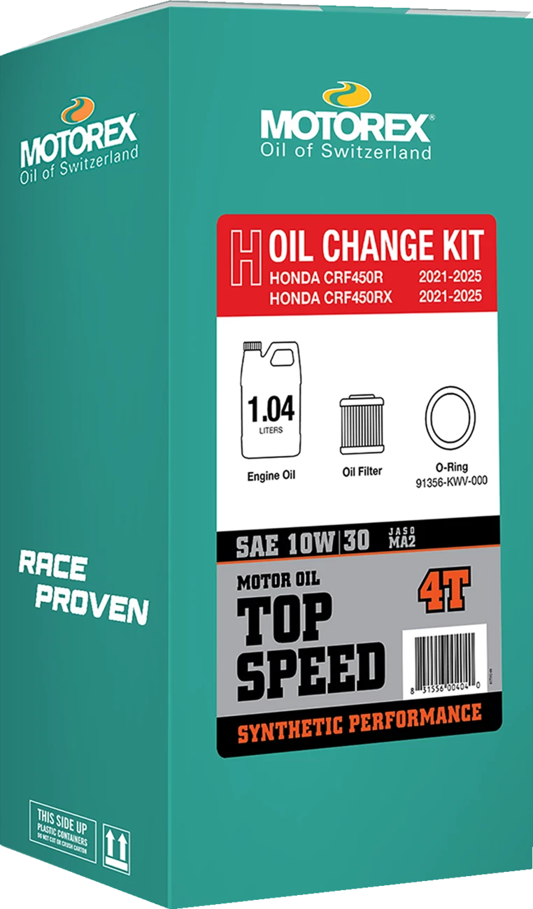 Oil Change Kit for Honda CRF 450 (10W-30, 311250)