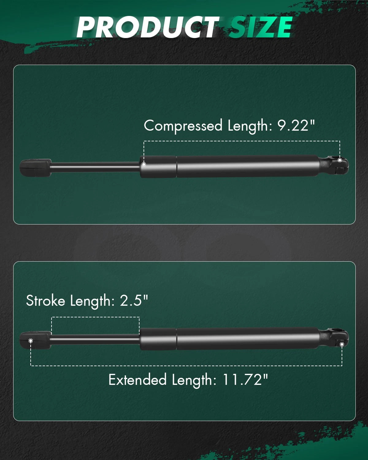 2X Rear Trunk Lift Supports Struts for Volkswagen Jetta (2005–2010)