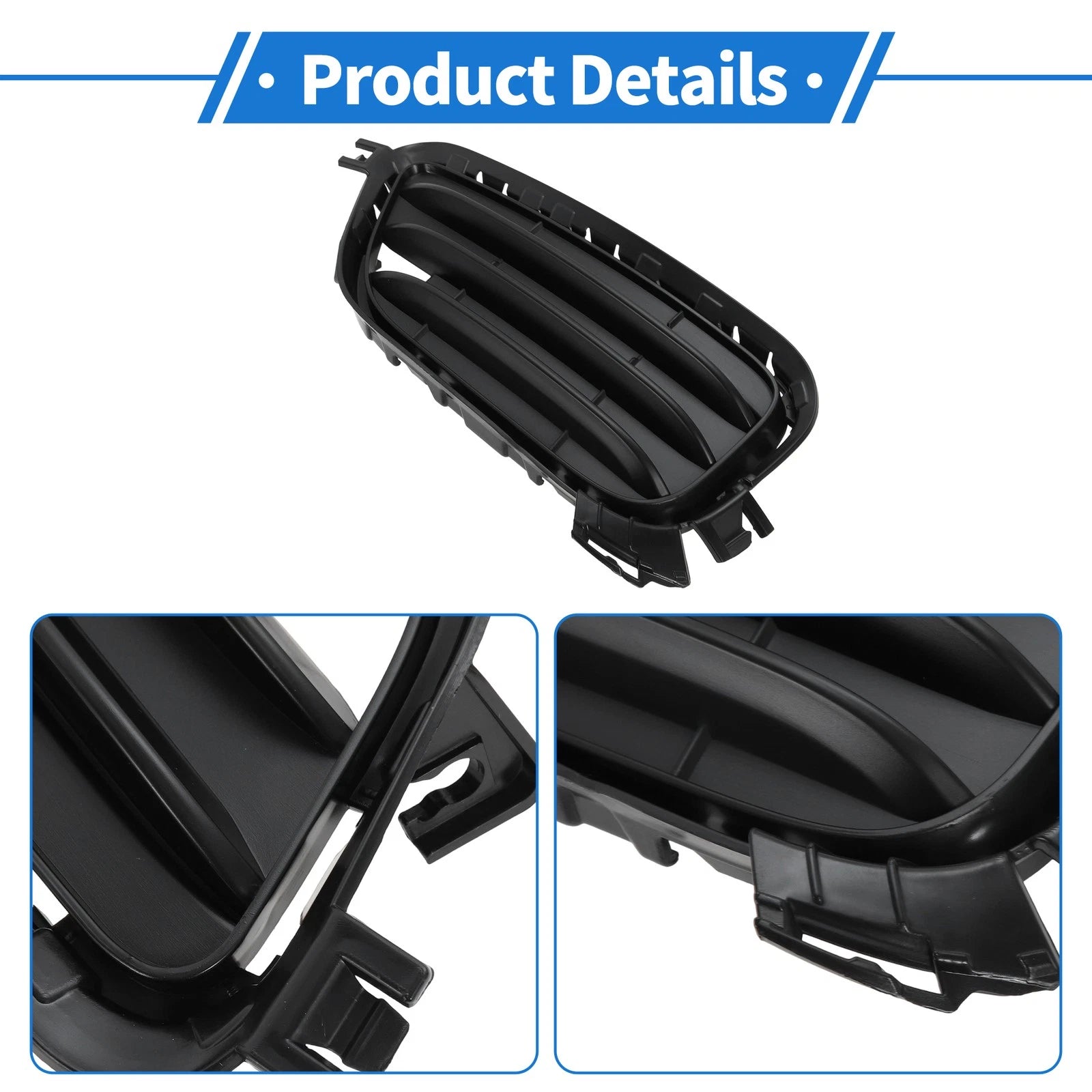 Set of 2 Front Bumper Fog Light Covers No.51117338513 for BMW X3 (2011–2017)