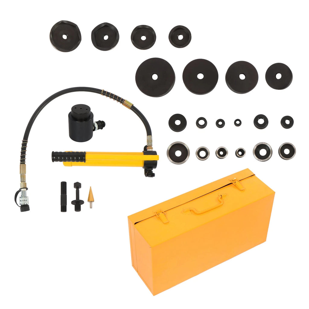 15 Ton Hydraulic Knockout Punch Driver Tool Kit for Various Models