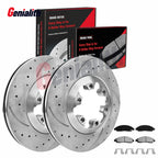280mm Front Disc Rotors + Ceramic Brake Pads for GMC Canyon 2004–2012