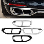 Rear Tail Muffler Exhaust Pipe Cover Trim for BMW 7 Series G11 G12 (2016–2018)