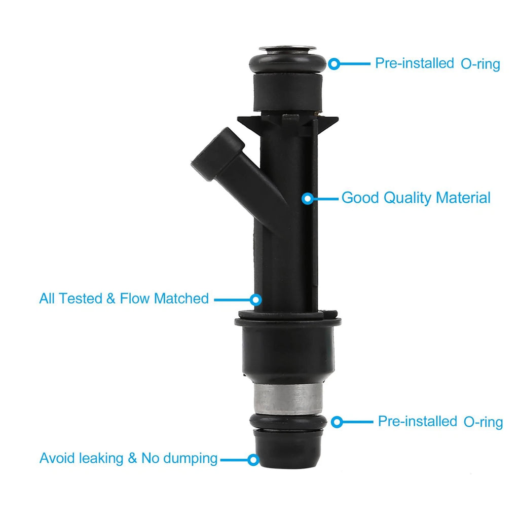 Set of 4 Fuel Injectors 25319306 for Chevrolet Cavalier, Pontiac Sunfire (1995–2005)